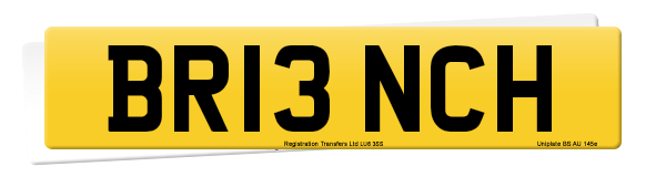Registration number BR13 NCH